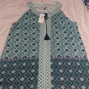 NWT Style & Co. Sleeveless shirt, Sz. L